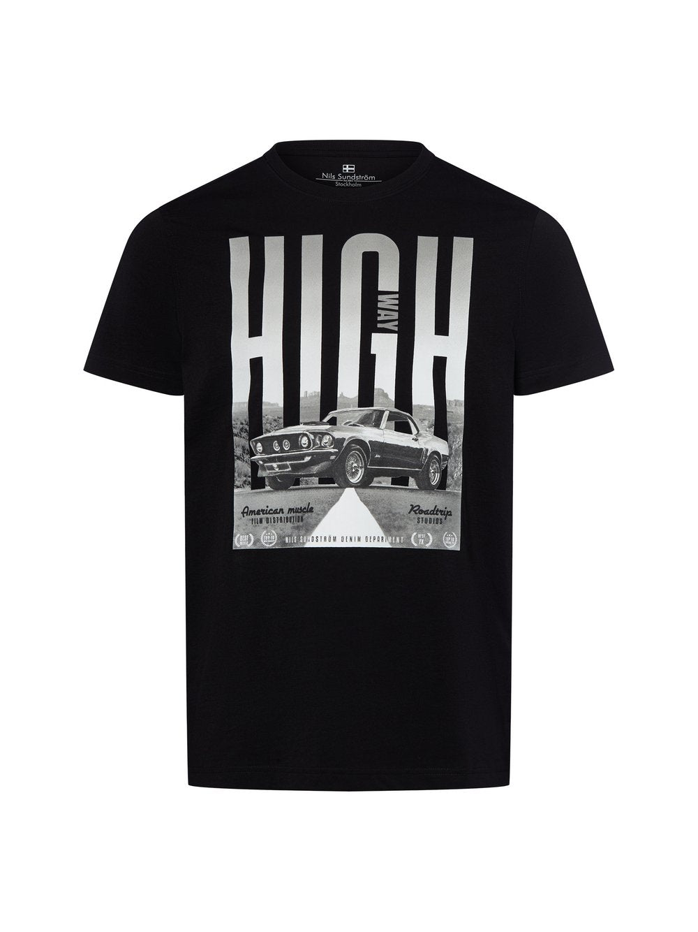 Nils Sundström T-Shirt Herren Baumwolle bedruckt