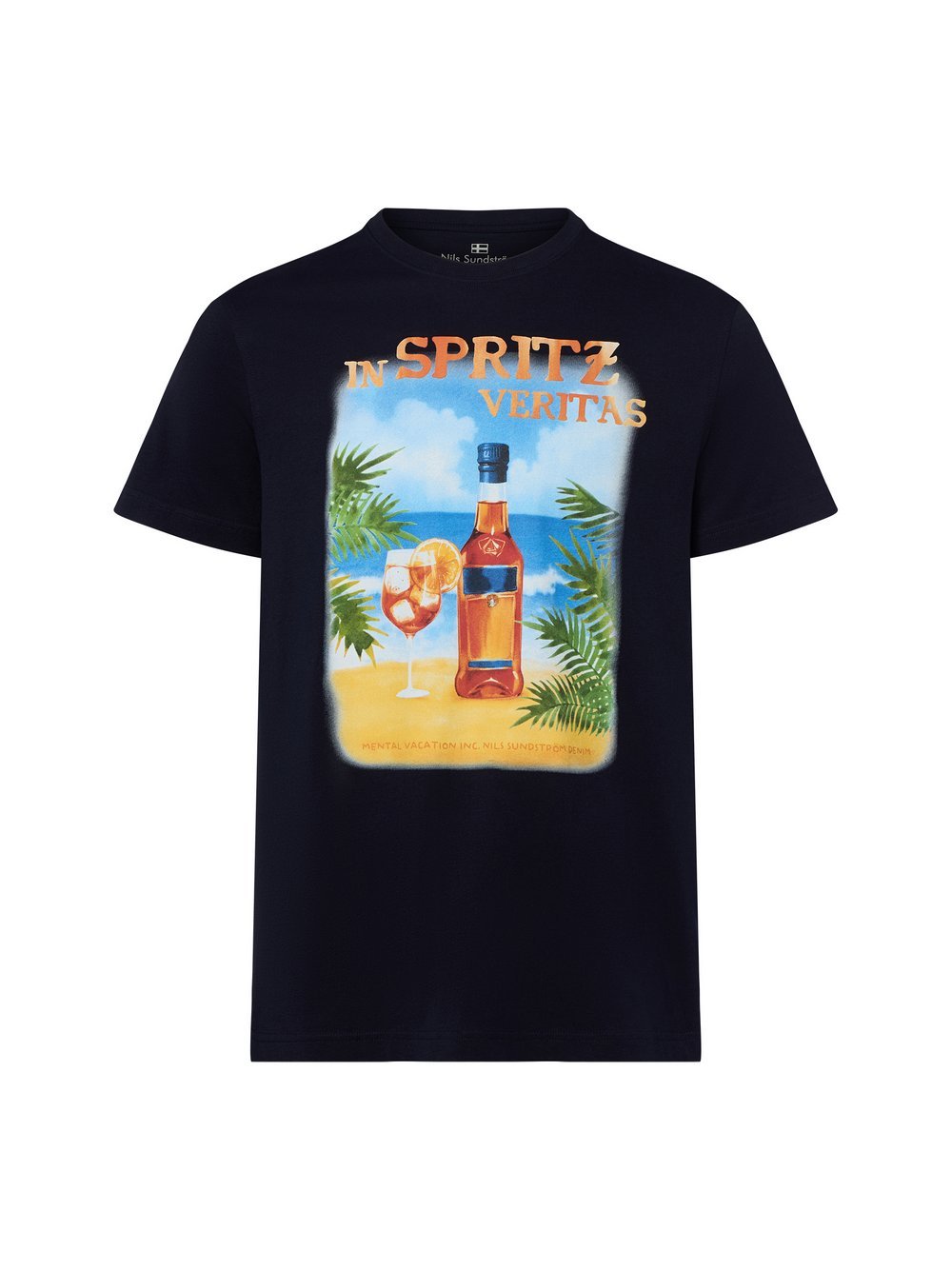 Nils Sundström T-Shirt Herren Baumwolle bedruckt