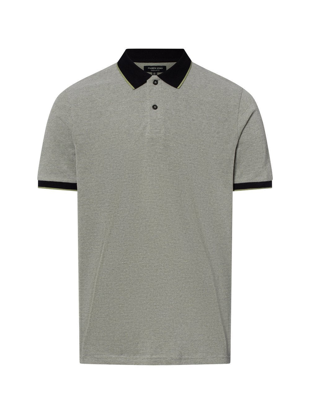 Andrew James Poloshirt Herren Baumwolle meliert