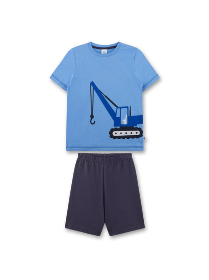 Sanetta Pyjama Jungen Baumwolle bedruckt