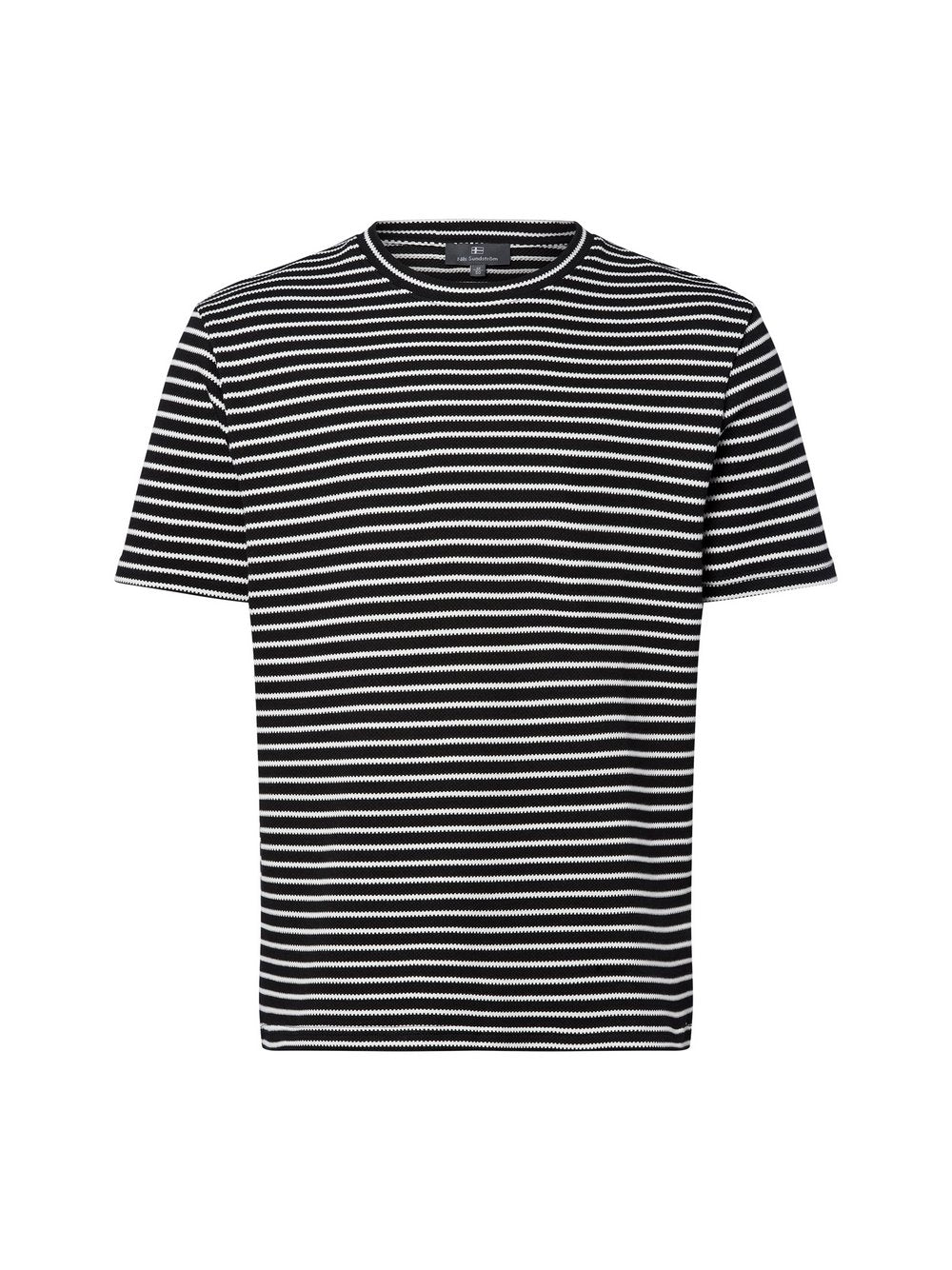 Nils Sundström T-Shirt Herren Baumwolle gestreift