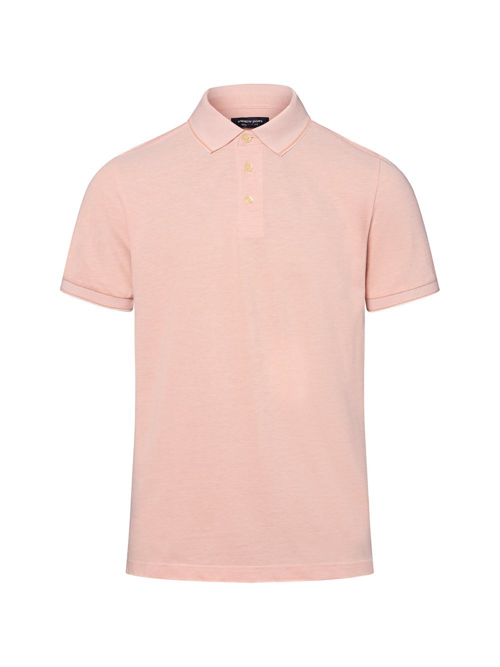 Andrew James Poloshirt Herren Baumwolle meliert