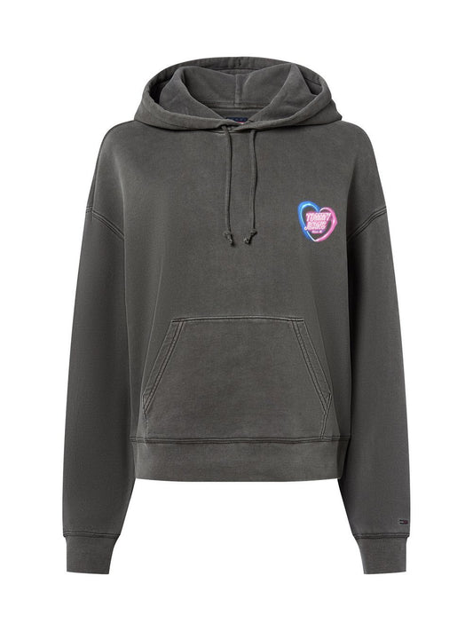 Tommy Jeans Kapuzenpullover Damen Baumwolle bedruckt