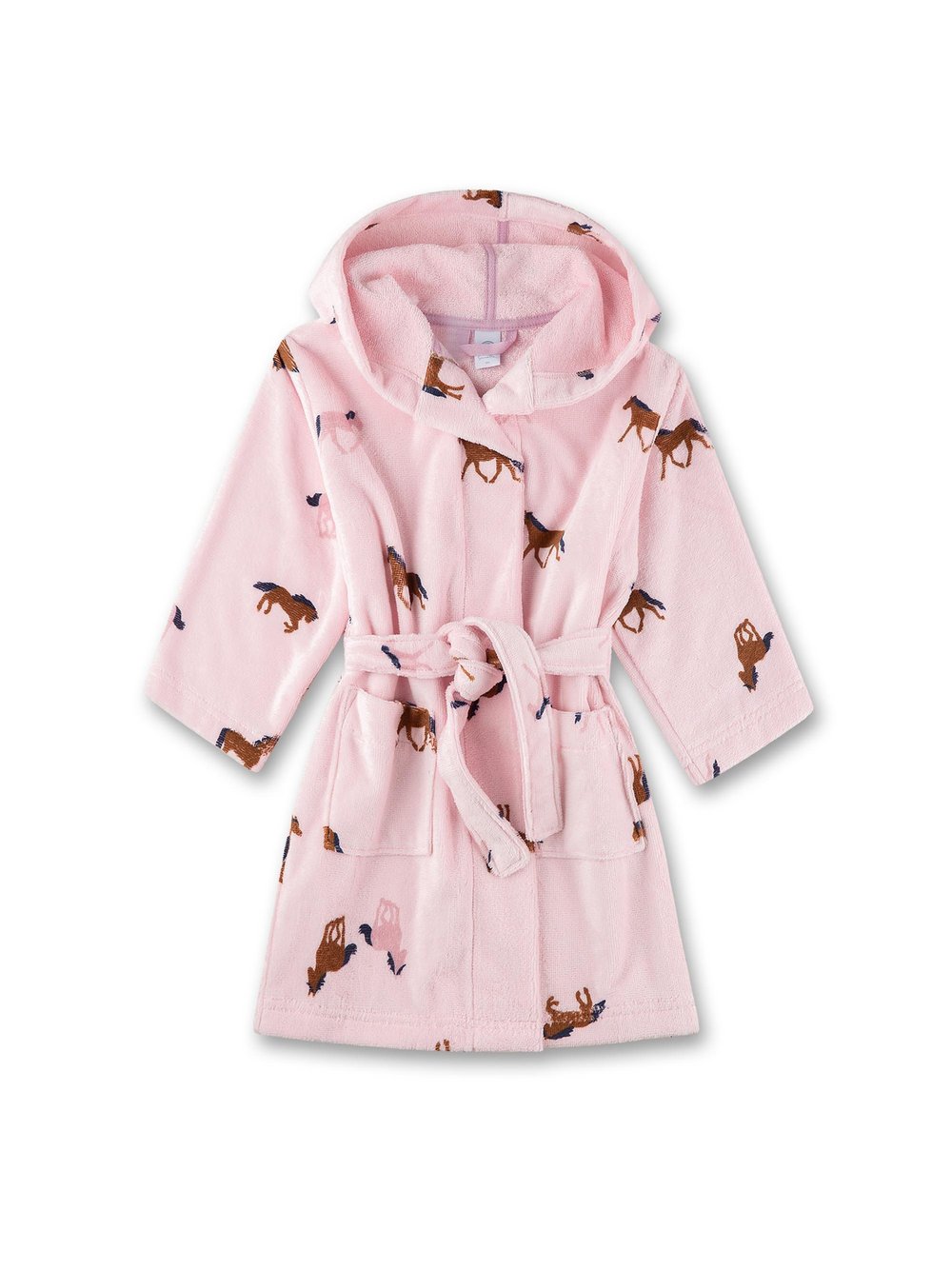 Sanetta Bademantel Mädchen Baumwolle gemustert