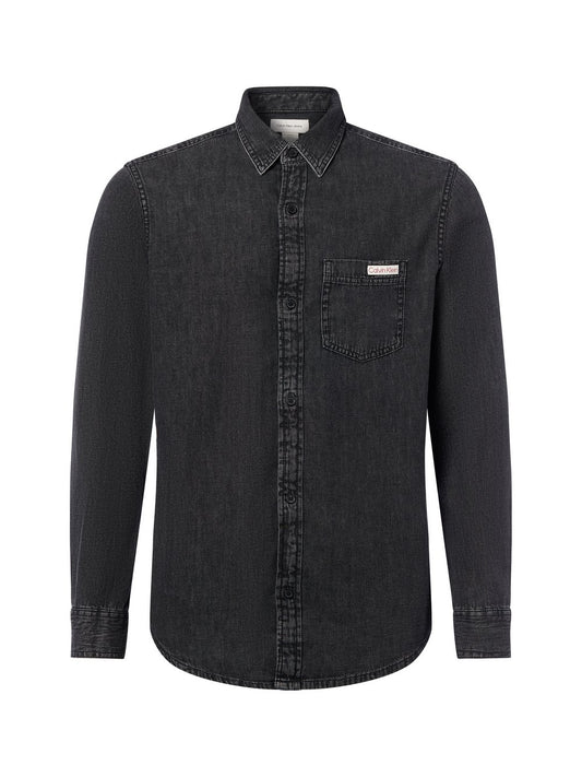 Calvin Klein Jeans Jeanshemd Herren Regular Fit Baumwolle