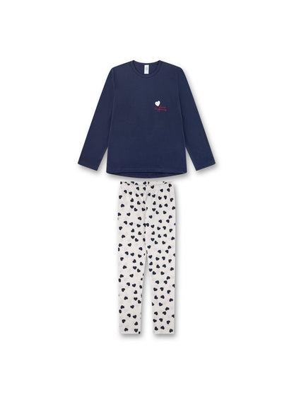 Sanetta Pyjama Mädchen Baumwolle bedruckt