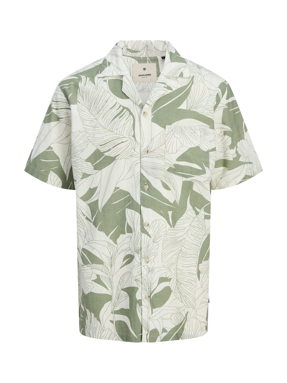 Jack & Jones Hemd Herren Regular Fit Baumwolle gemustert