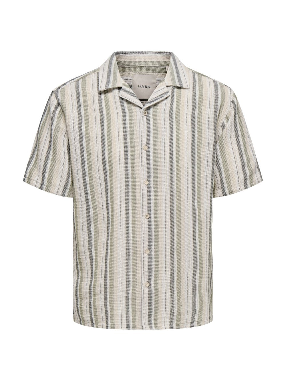 Only&Sons Hemd Herren Regular Fit Baumwolle gestreift