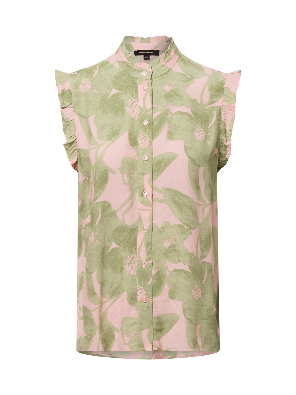 More & More Blusentop Damen Viskose gemustert