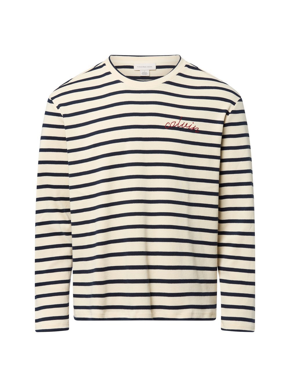 Calvin Klein Jeans Langarmshirt Herren Baumwolle gestreift