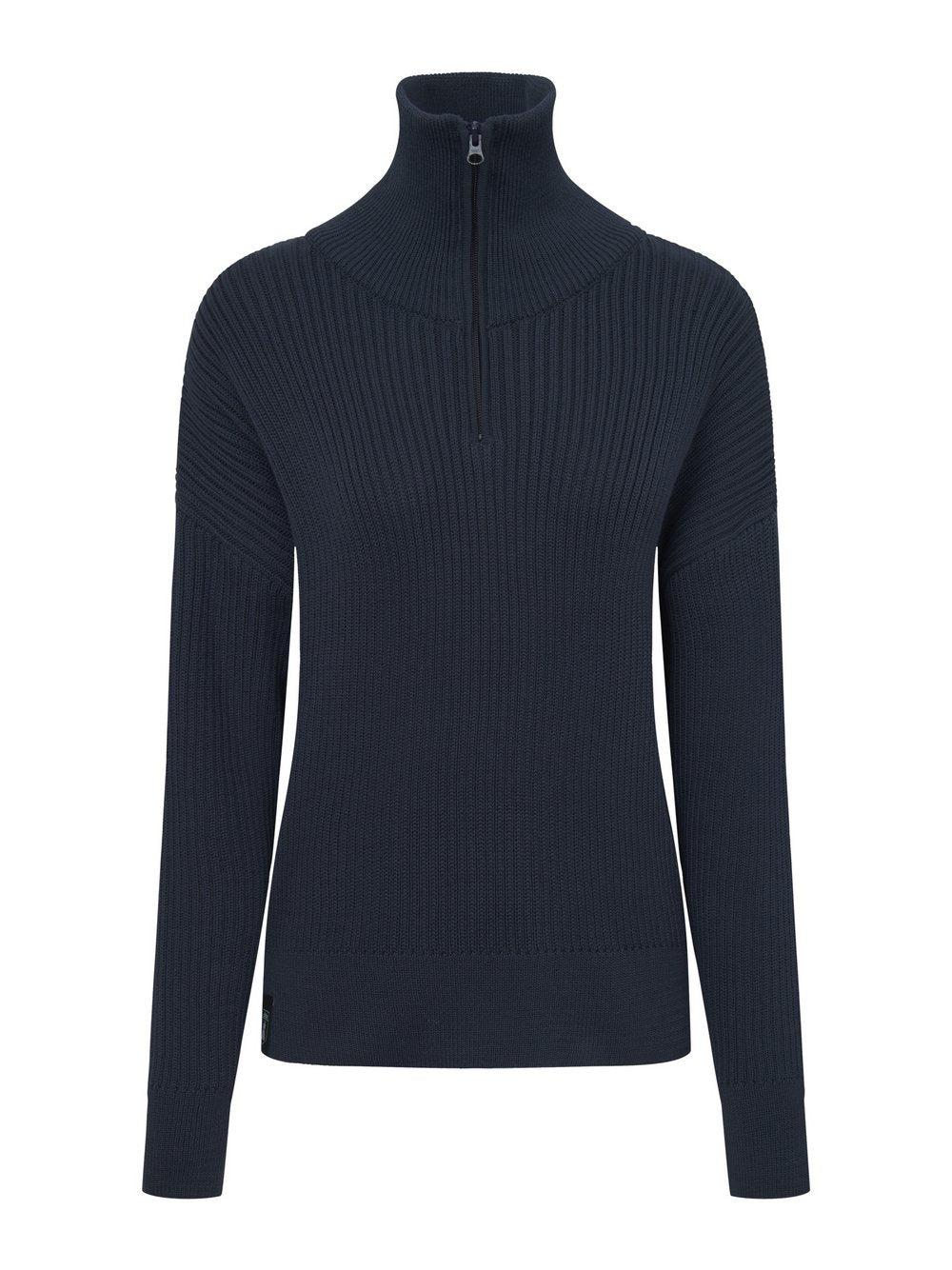 Derbe Langarm-Strickpullover Damen Baumwolle