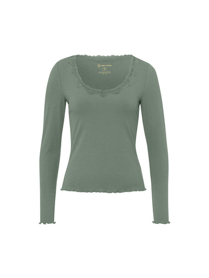 Les Lunes Langarmshirt Damen Viskose