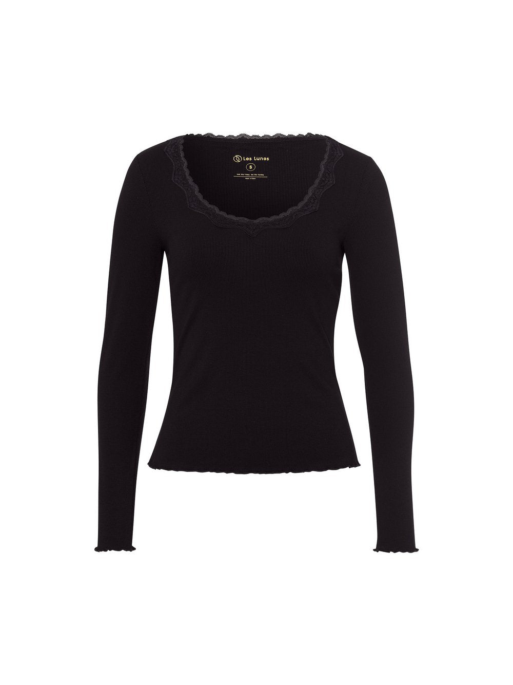 Les Lunes Langarmshirt Damen Viskose