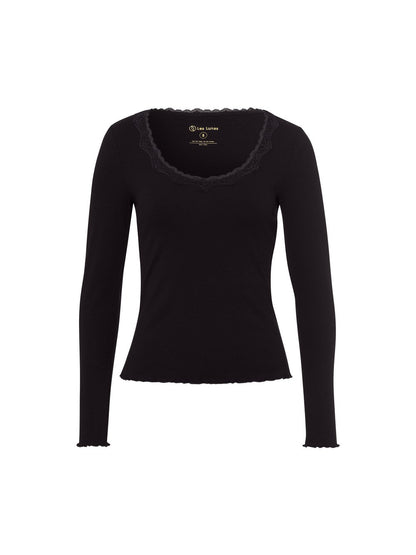 Les Lunes Langarmshirt Damen Viskose