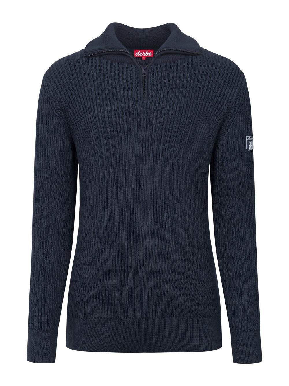 Derbe Langarm-Strickpullover Damen Baumwolle