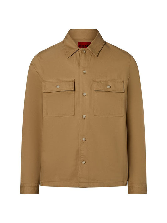 HUGO Freizeithemd Herren Regular Fit Baumwolle