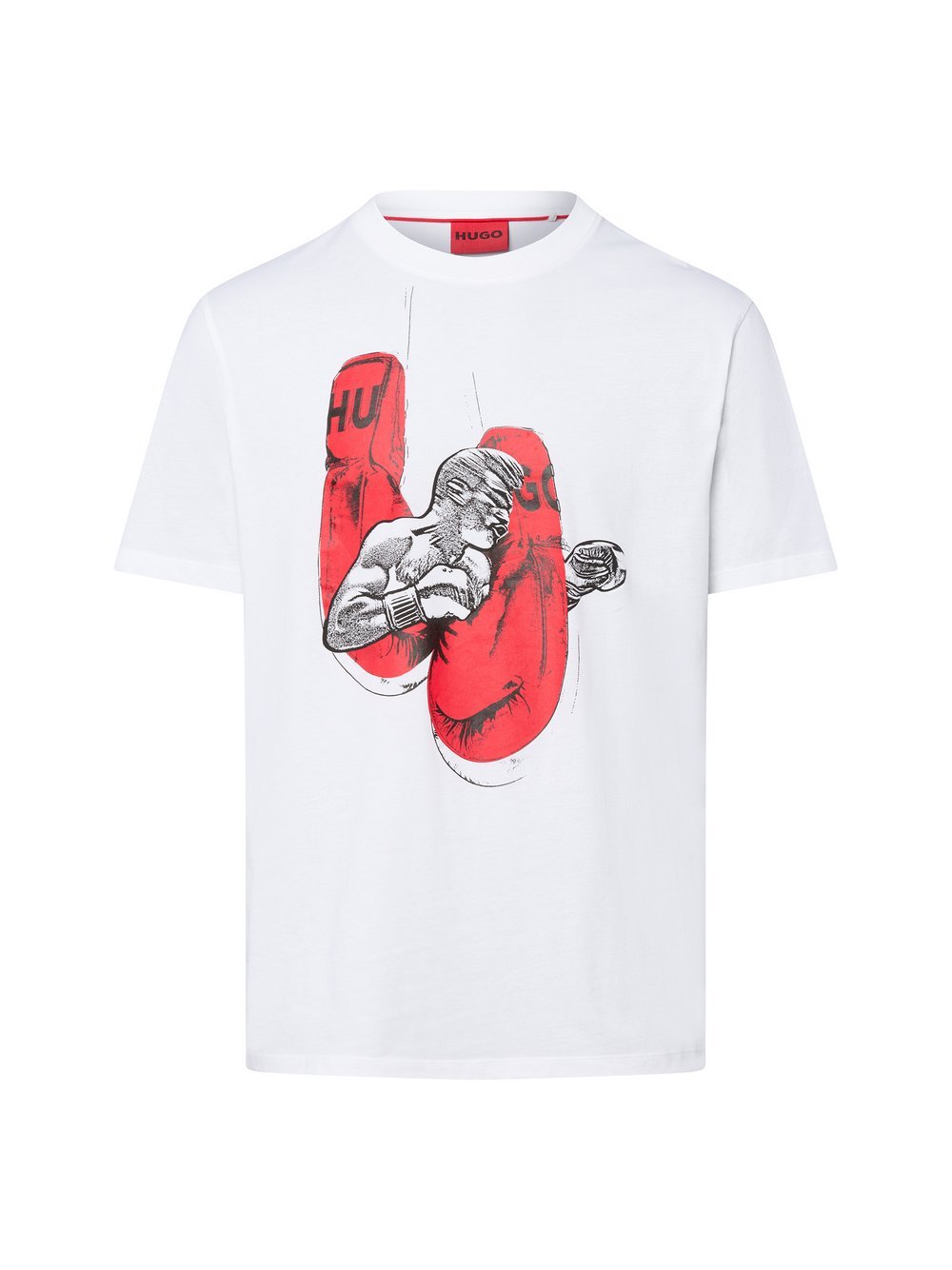 HUGO T-Shirt Herren Baumwolle bedruckt