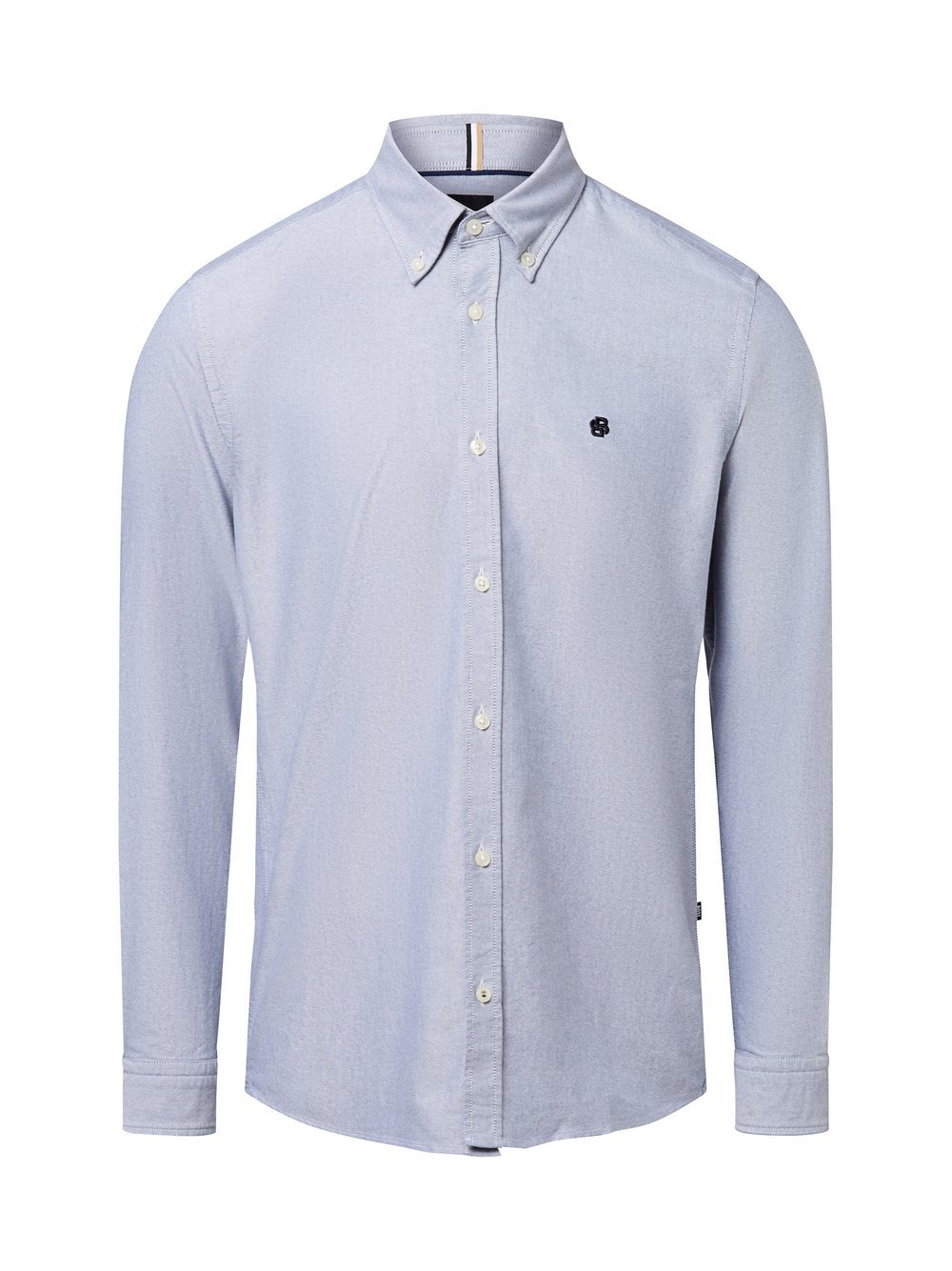 BOSS Freizeithemd Herren Slim Fit Baumwolle meliert