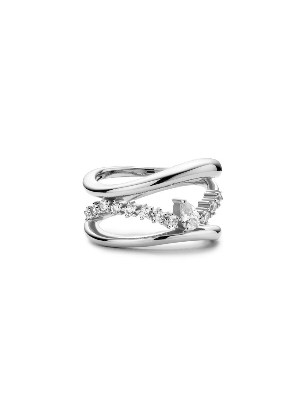 Ania Haie Ring Damen Sterlingsilber