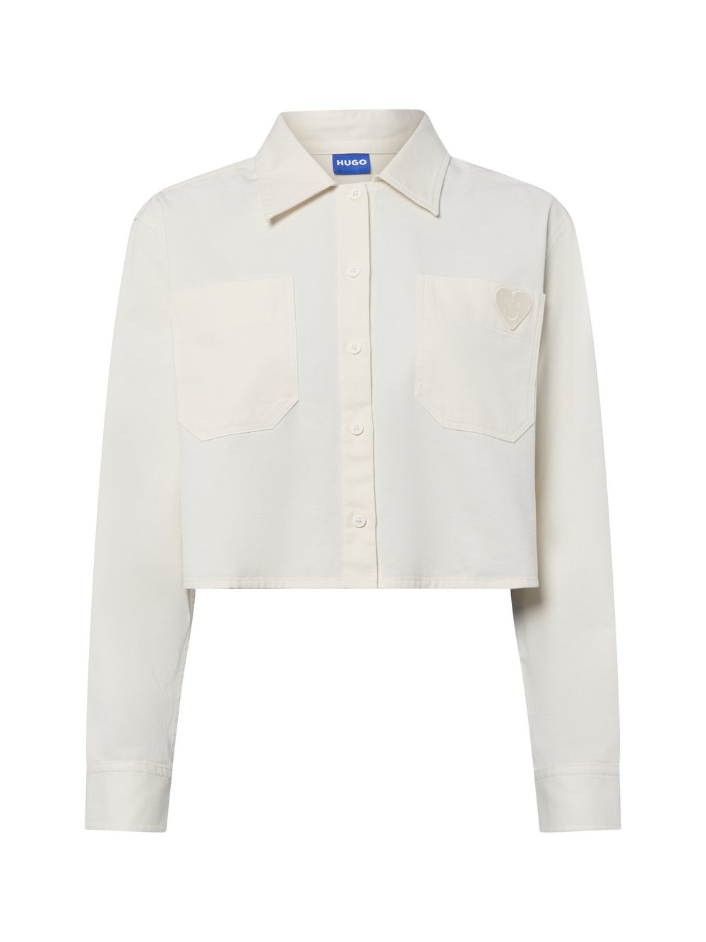 HUGO Hemdbluse Damen Baumwolle