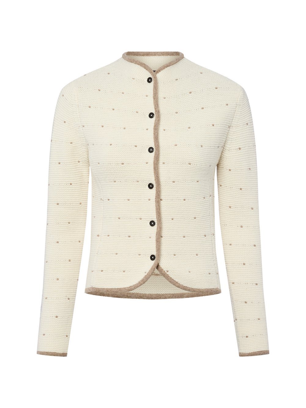 Franco Callegari Woll-Strickjacke Damen Wolle strukturiert