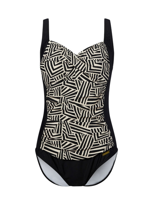 Lascana Badeanzug Damen gemustert