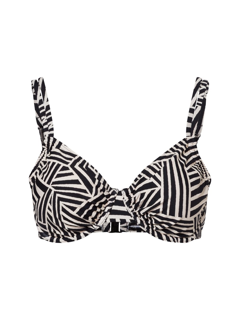 Lascana Bikini-Top Damen Mikrofaser gemustert