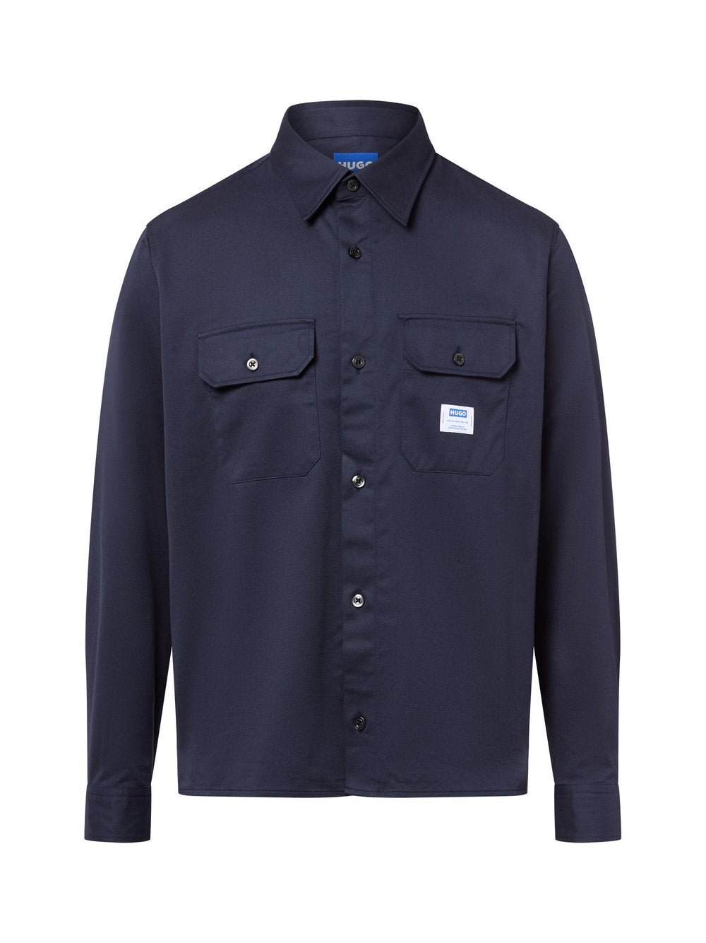HUGO Overshirt Herren Regular Fit Baumwolle
