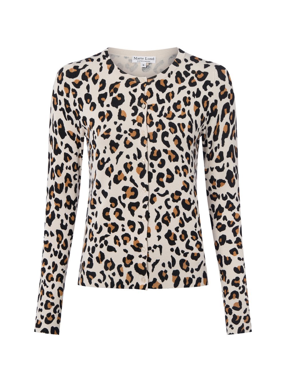 Marie Lund Strickjacke Damen Viskose gemustert