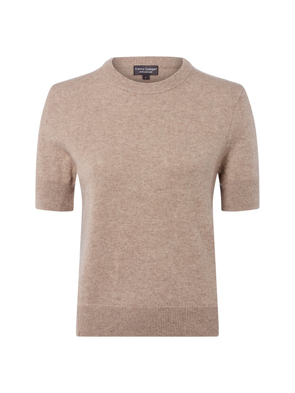 Franco Callegari Pure Cashmere Strickshirt Damen Feinstrick meliert
