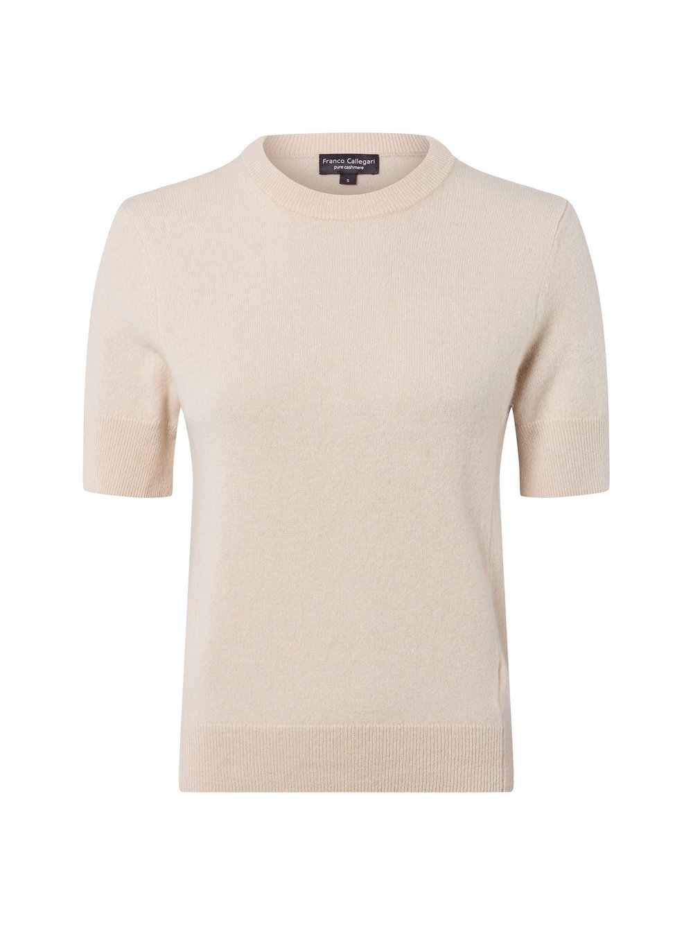 Franco Callegari Pure Cashmere Strickshirt Damen Feinstrick meliert