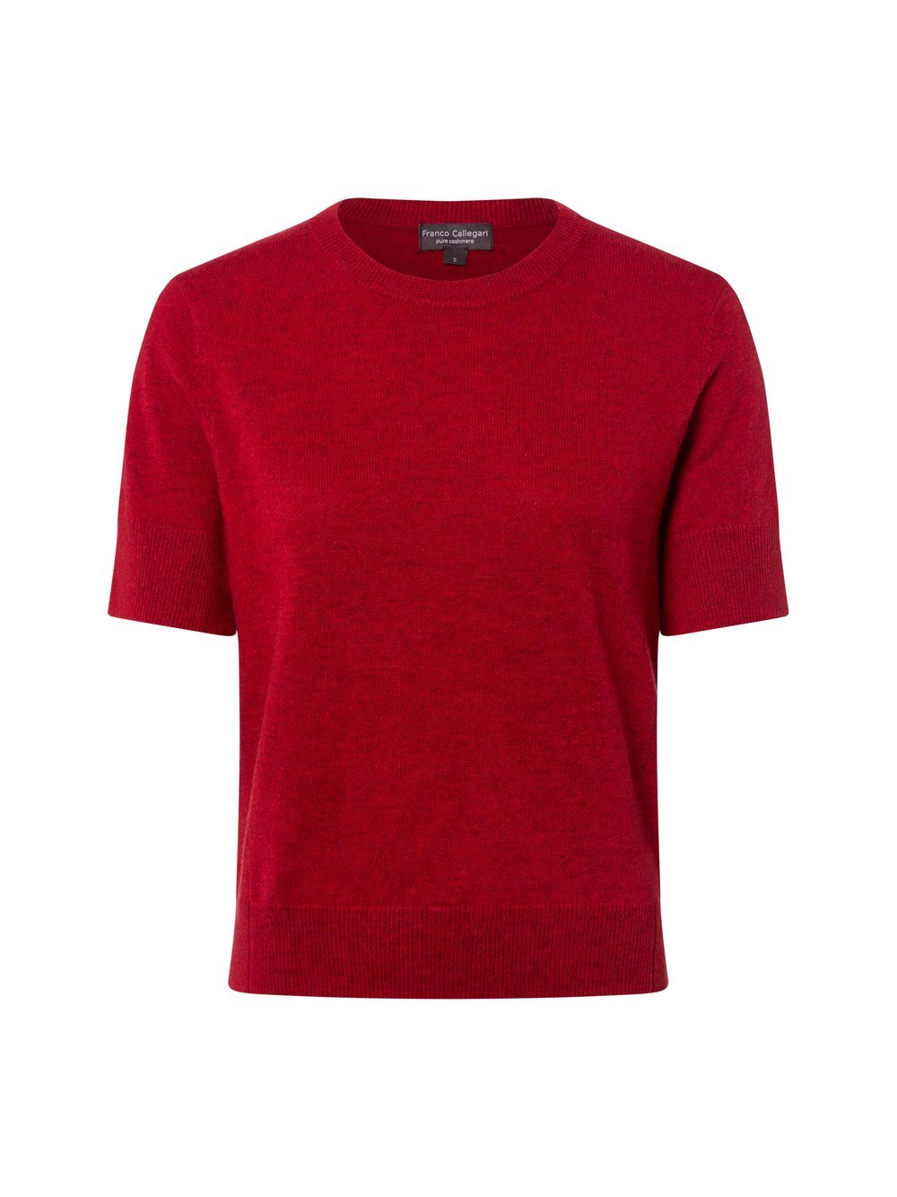 Franco Callegari Pure Cashmere Strickshirt Damen Feinstrick meliert