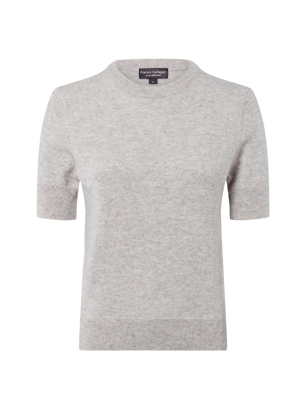 Franco Callegari Pure Cashmere Strickshirt Damen Feinstrick meliert