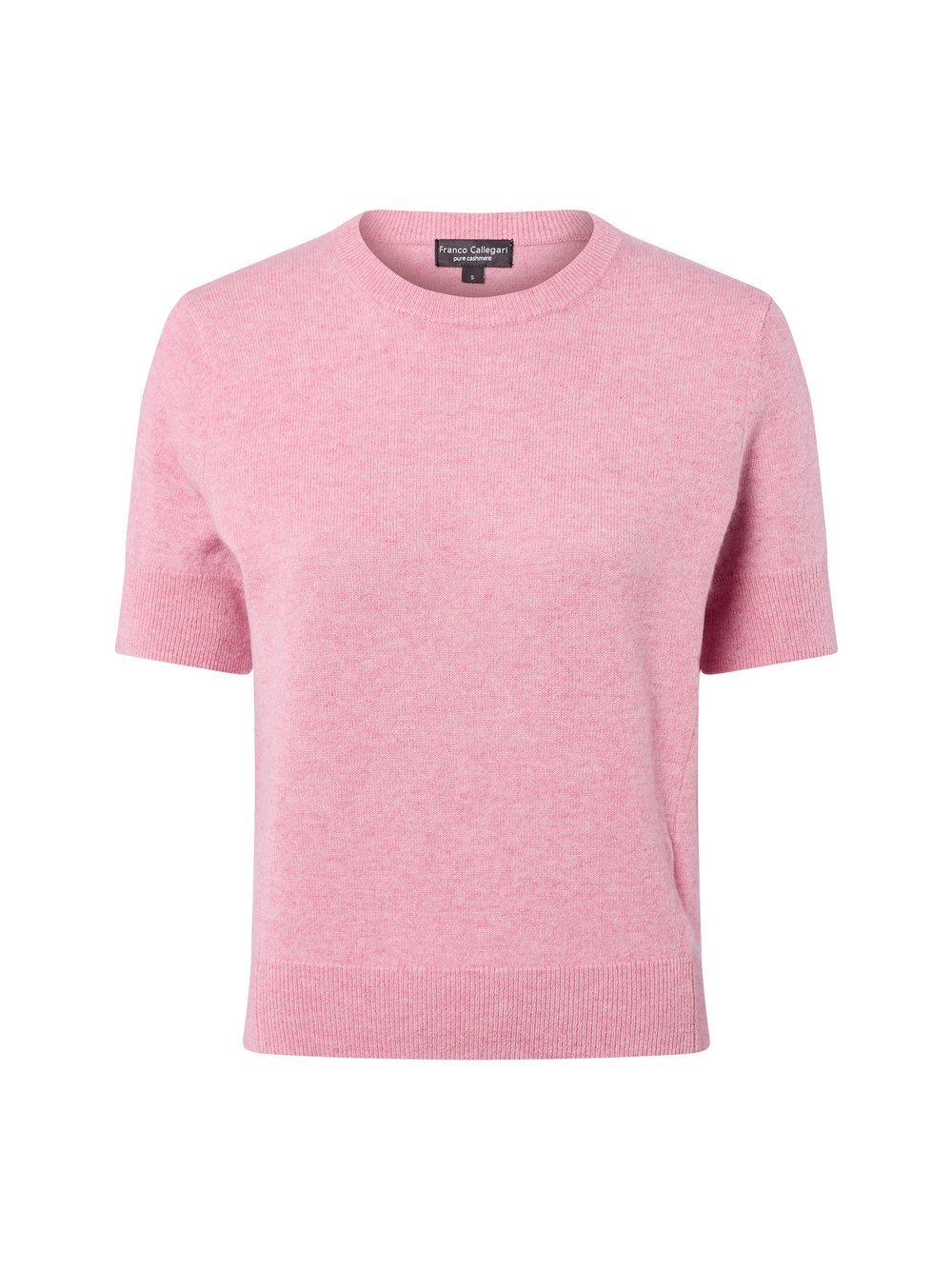 Franco Callegari Pure Cashmere Strickshirt Damen Feinstrick meliert