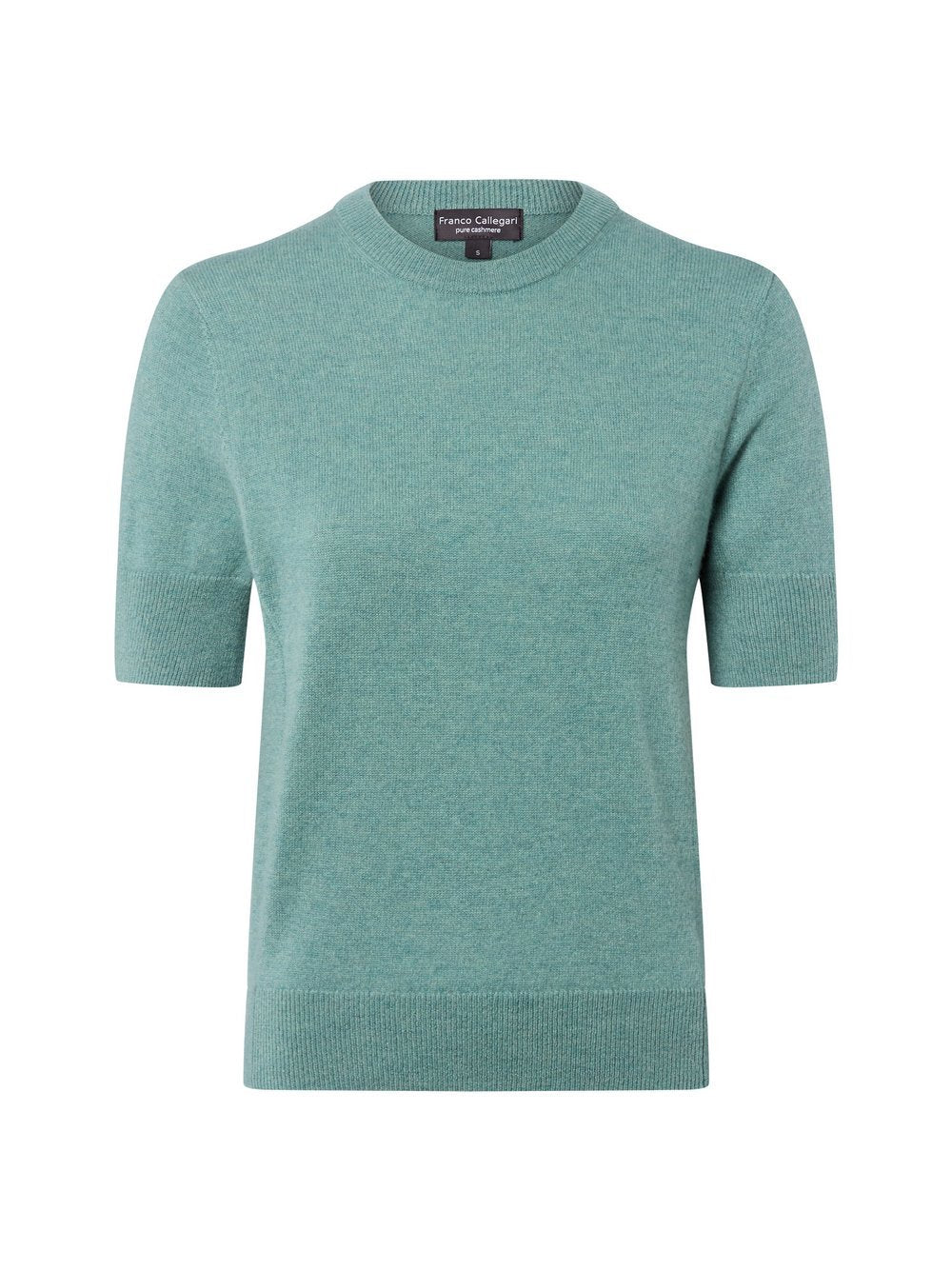 Franco Callegari Pure Cashmere Strickshirt Damen Feinstrick meliert