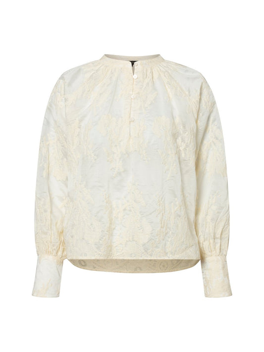 Marie Lund Sommerbluse Damen Lyocell strukturiert