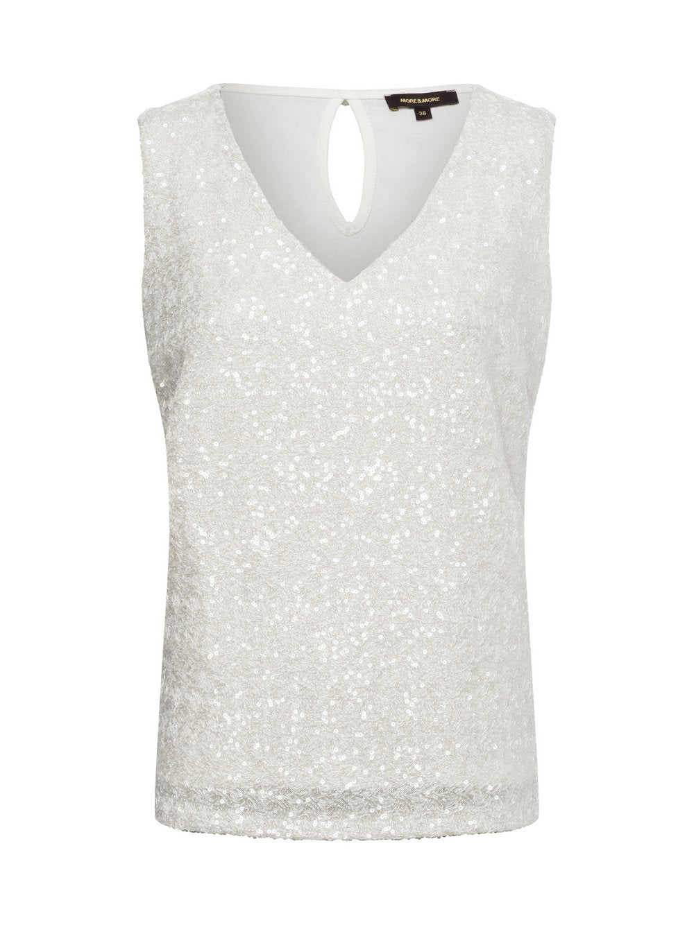 More & More Pailletten-Top Damen Baumwolle