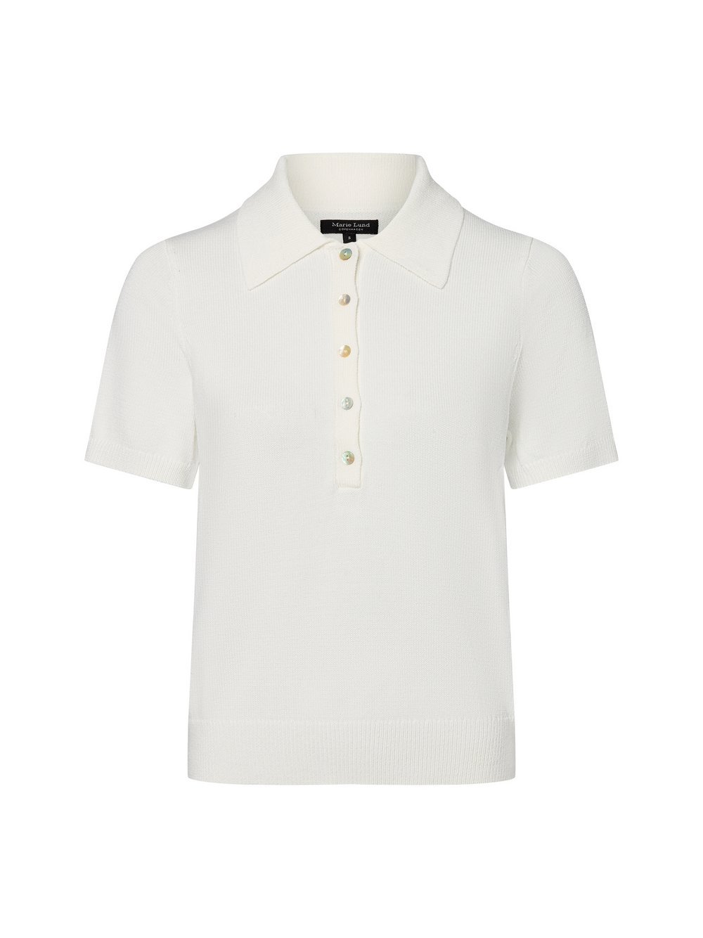 Marie Lund Strickpoloshirt Damen Viskose