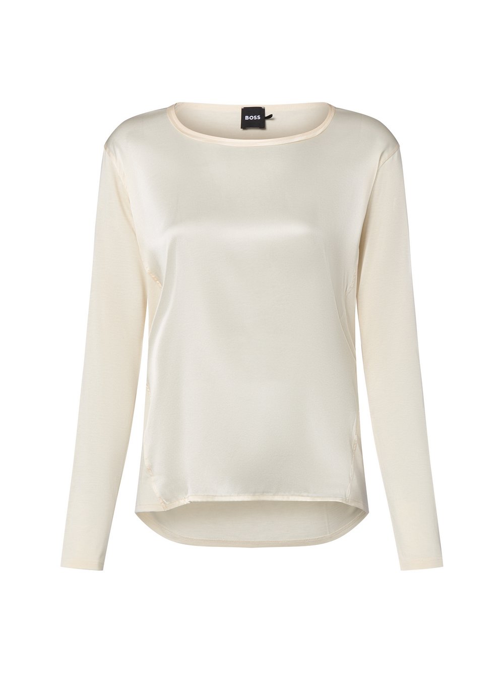 BOSS Langarmshirt mit Seide Damen