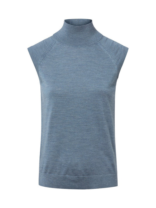 BOSS Pullunder Damen Feinstrick meliert