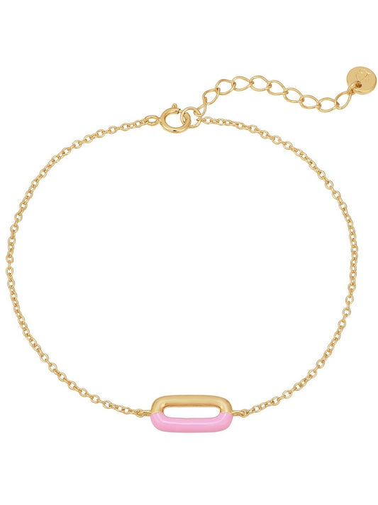 Glanzstücke München Armband Sterling gelbgold Emaille Damen Sterlingsilber