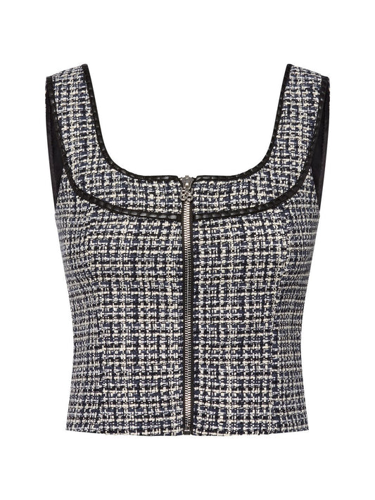 HUGO Blusentop Damen Baumwolle gemustert