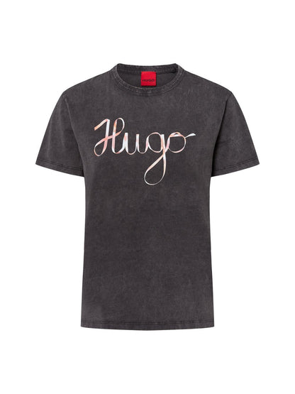 HUGO T-Shirt Damen Baumwolle bedruckt