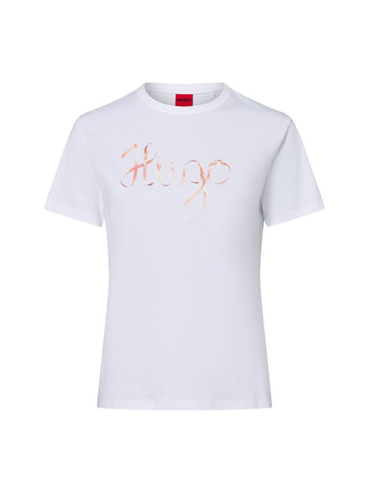 HUGO T-Shirt Damen Baumwolle bedruckt