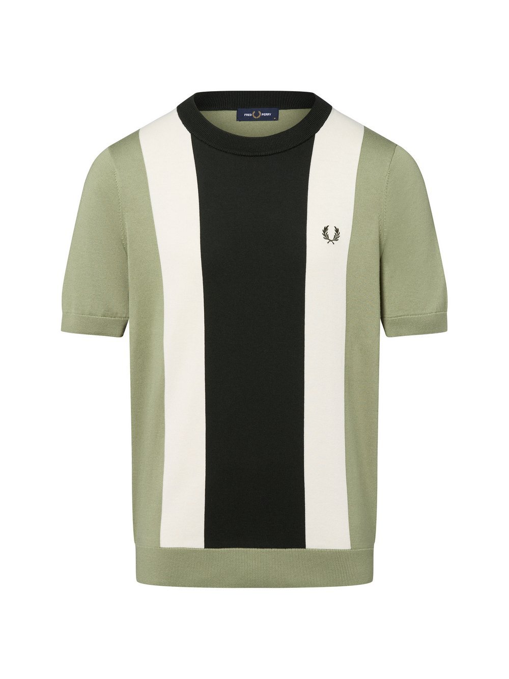 Fred Perry Strickshirt Herren Baumwolle gestreift