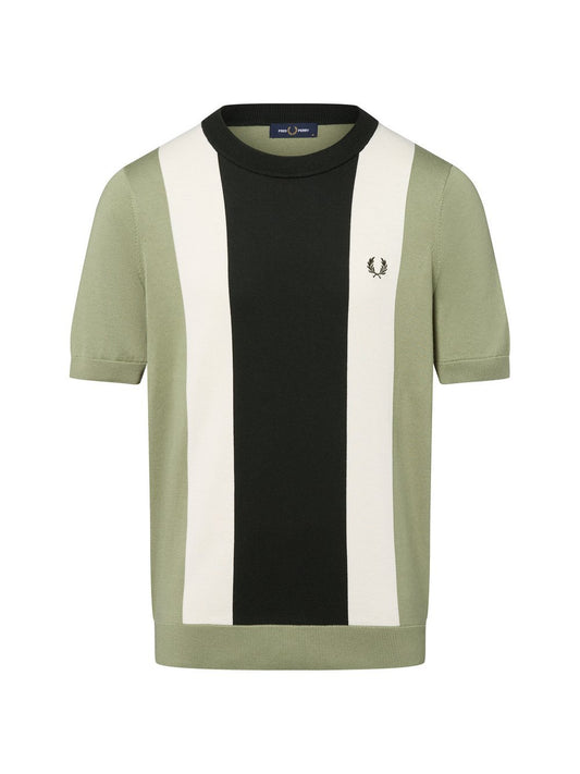 Fred Perry Strickshirt Herren Baumwolle gestreift