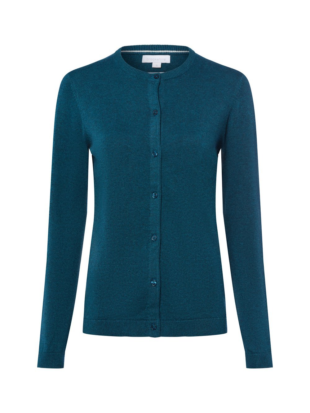 brookshire Strickjacke Damen Baumwolle meliert