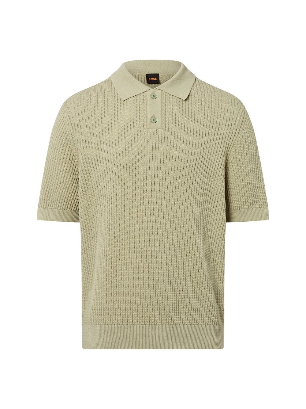 BOSS Strickpolo Herren Baumwolle