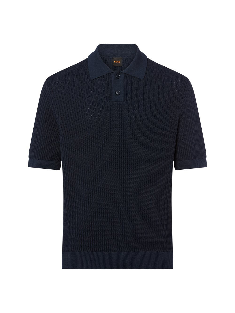 BOSS Strickpolo Herren Baumwolle