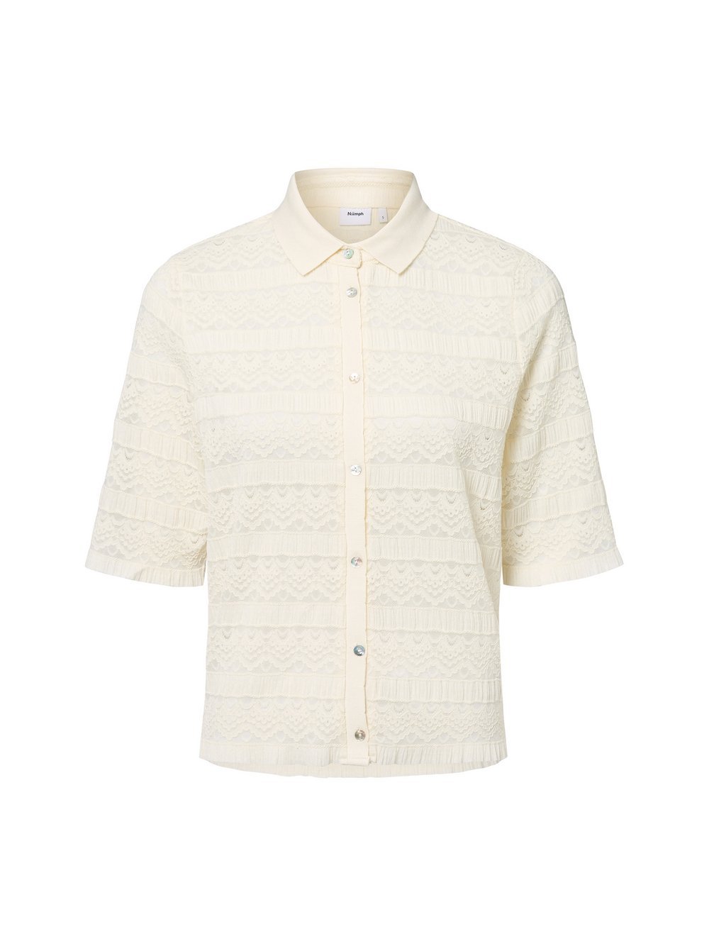 Nümph Bluse Damen Polyamid strukturiert